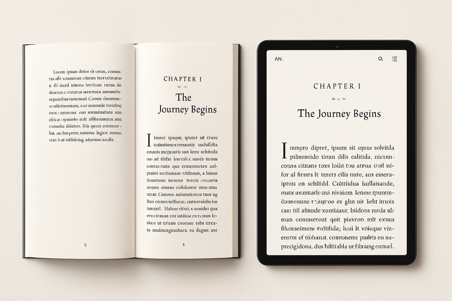 Book Formatting (Print & Digital)