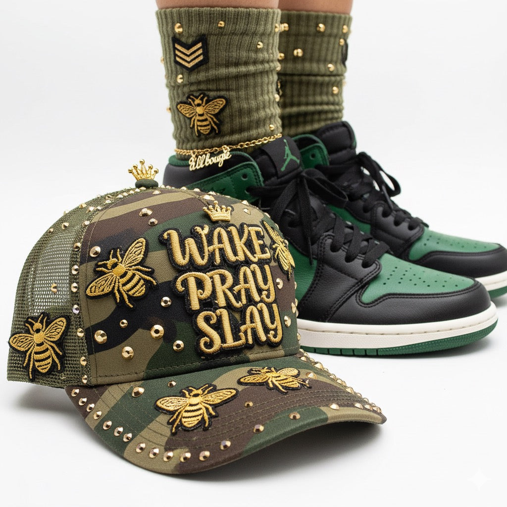 Custom Trucker Hat + Junk Socks Set
