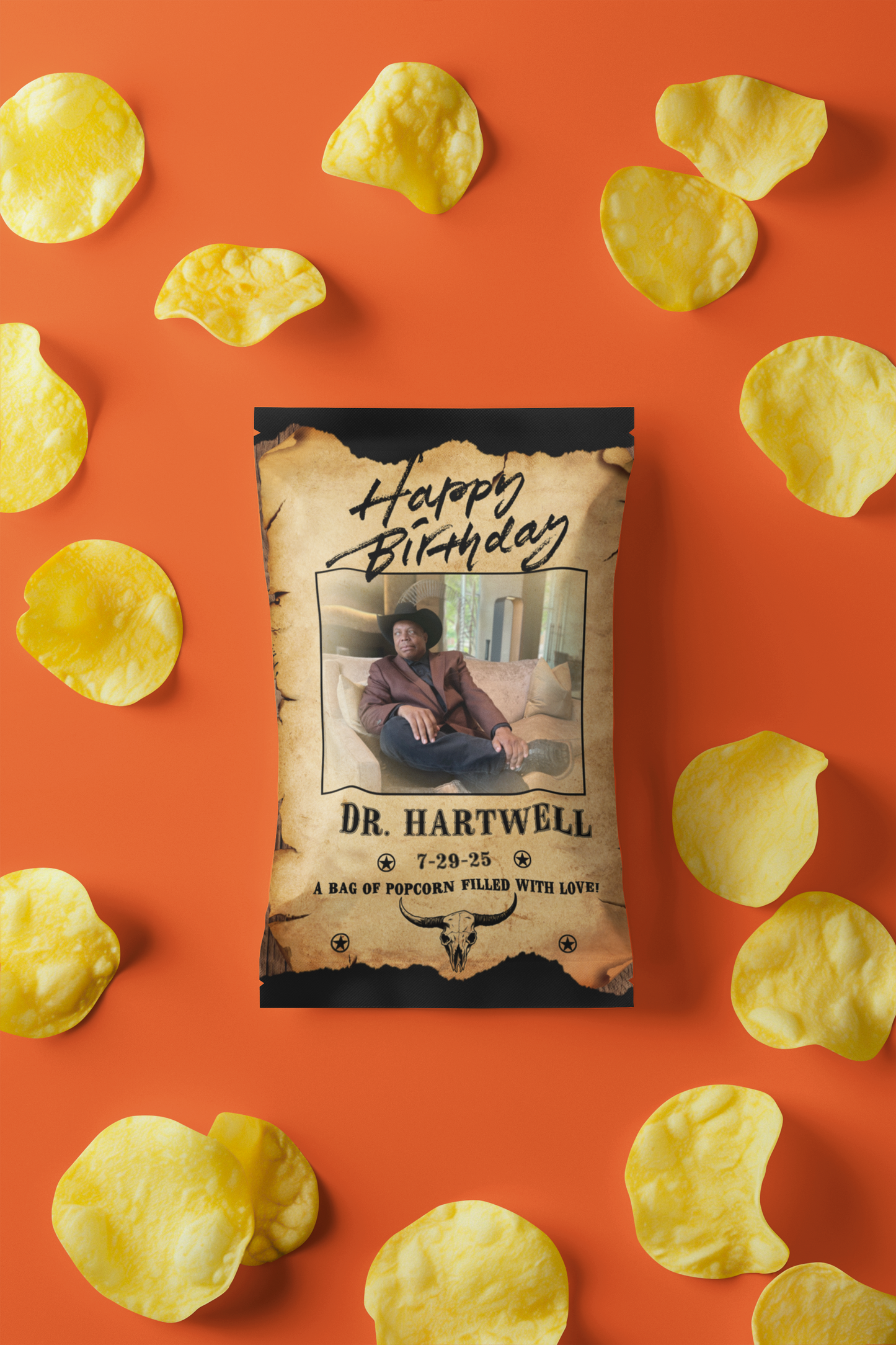 Custom Chip Bags & Water Bottle Labels