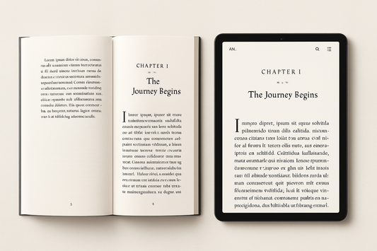 Book Formatting (Print & Digital)