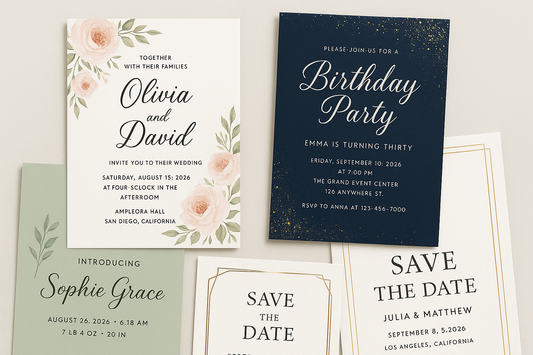 Digital Invitations & Announcements