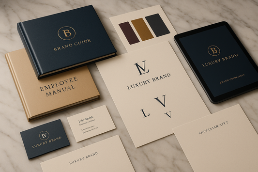 Luxury Brand Kits (Logos, Brand Guides, Employee Manuals)